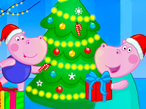 Hippo Holiday Countdown: A Festive Adventure!